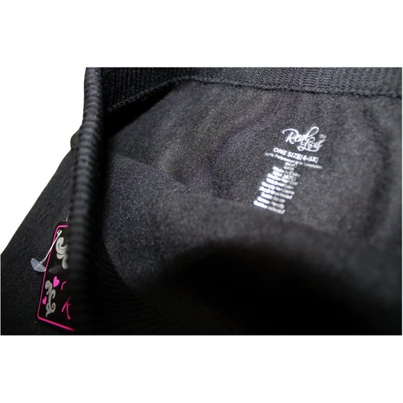 NWT Real Love Black Fleece Inside Leggings SZ 4-6X - Picture 4 of 6